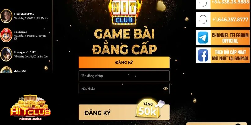 Đăng ký HITCLUB 2 Những điều cần lưu ý để đăng ký Hitclub thành công