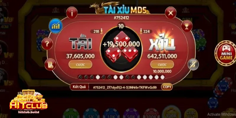 Tài Xỉu Md5 Tại HITCLUB: Chinh Phục Đỉnh Cao Cá Cược Online